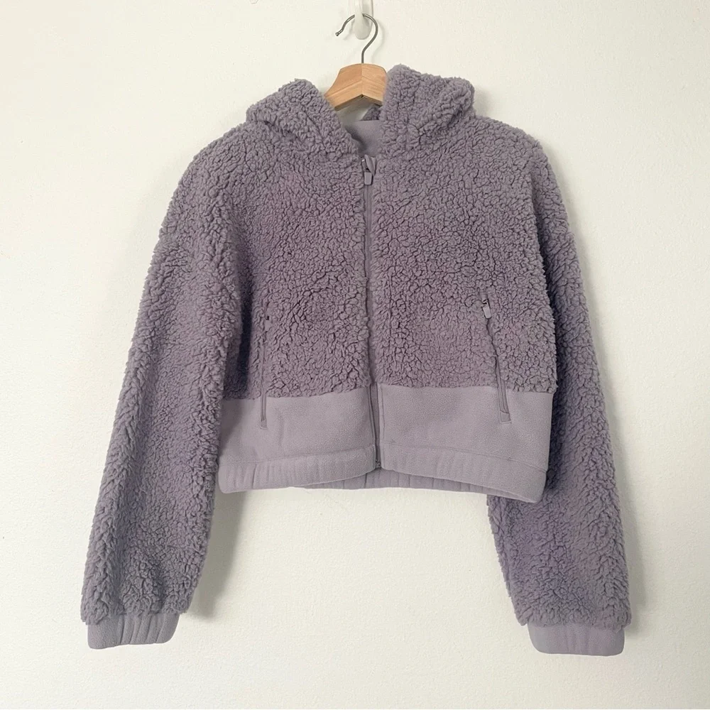 Athleta Girl Cloud Fleece Full Zip Hoodie size14